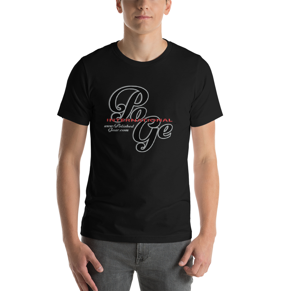 Polished Gear 'PoGe Intl' Bella 3001 Unisex Dark T-Shirts