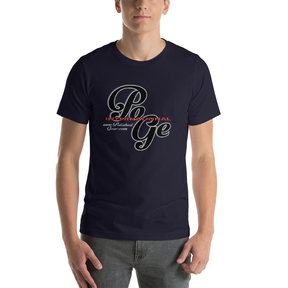 Polished Gear 'PoGe Intl' Bella 3001 Unisex Dark T-Shirts