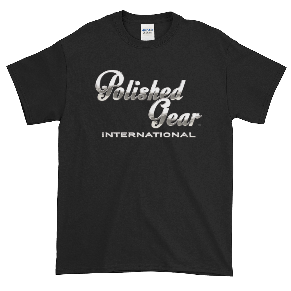 Polished Gear On Black Panel T-Shirt