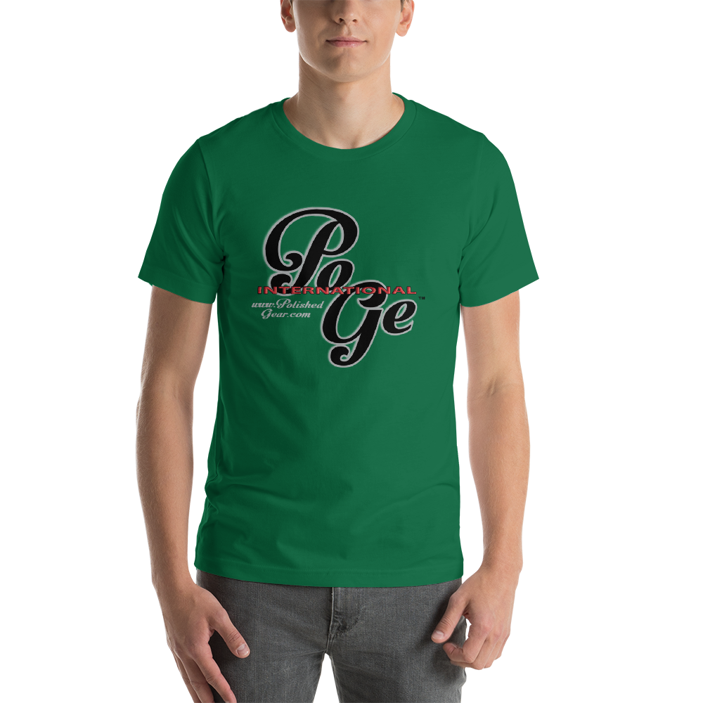 Polished Gear 'PoGe Intl' Bella 3001 Unisex Dark T-Shirts