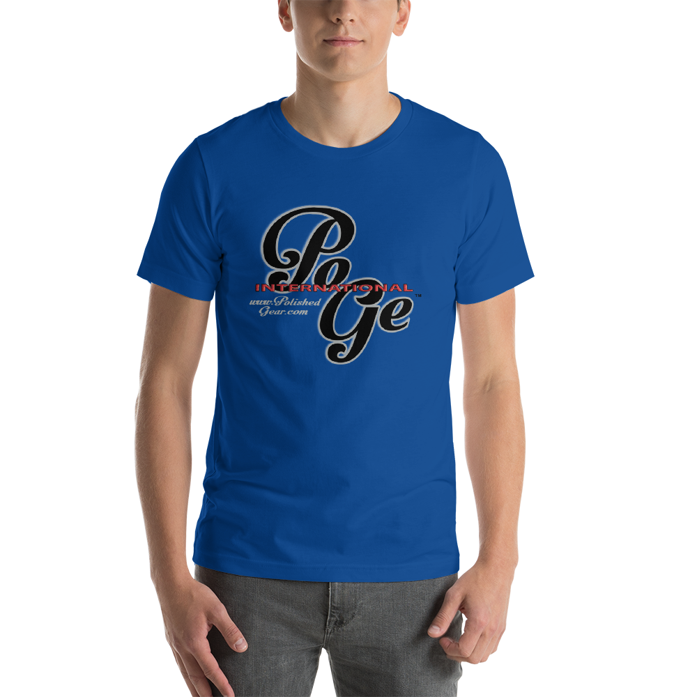 Polished Gear 'PoGe Intl' Bella 3001 Unisex Dark T-Shirts
