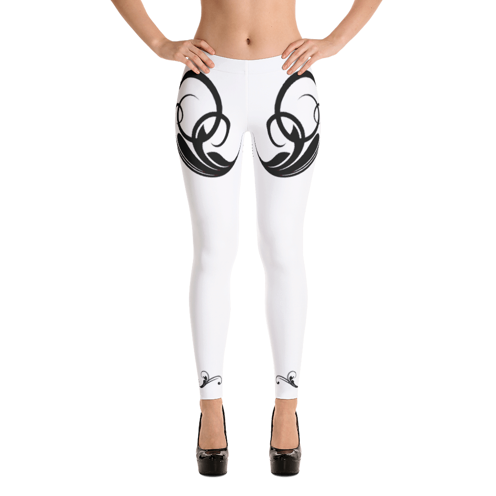 Polished Gear 'Black Flourishes' Matching Leggings
