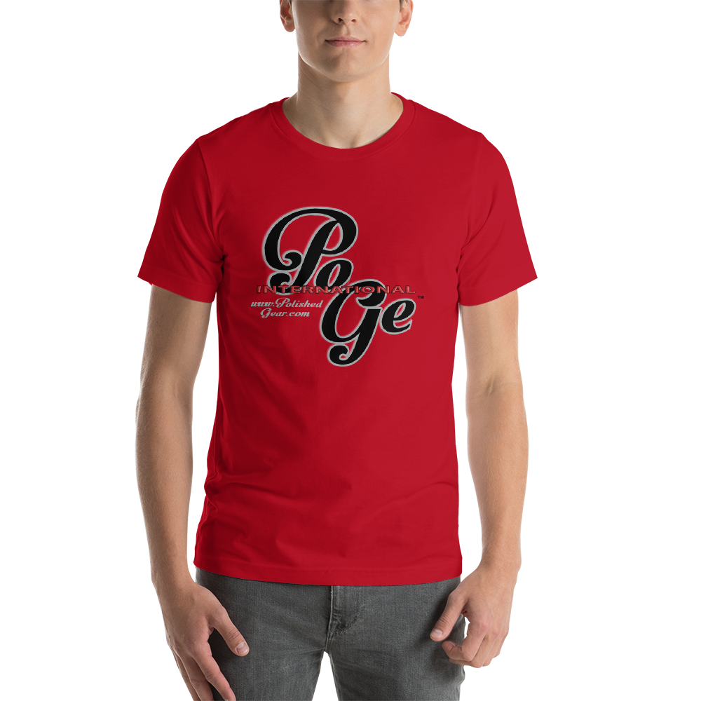 Polished Gear 'PoGe Intl' Bella 3001 Unisex Dark T-Shirts
