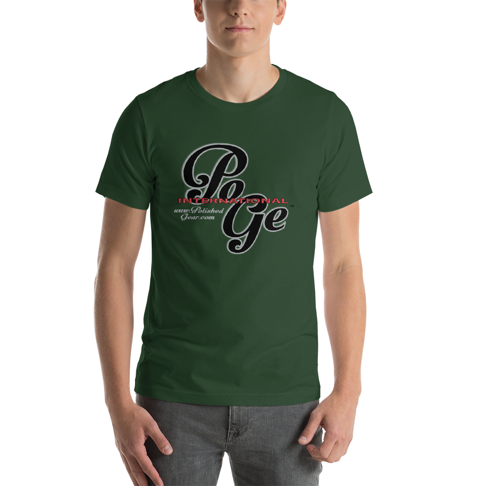Polished Gear 'PoGe Intl' Bella 3001 Unisex Dark T-Shirts