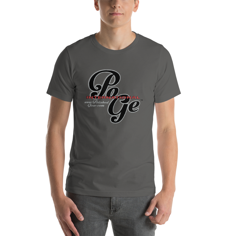Polished Gear 'PoGe Intl' Bella 3001 Unisex Dark T-Shirts