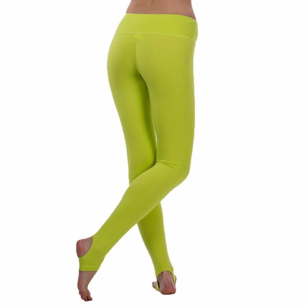 Women's Yoga Fitness Pants w/ Foot Straps