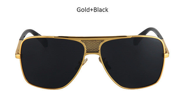 Men's Designer Oversize Square Sunglasses - Gradient UV400