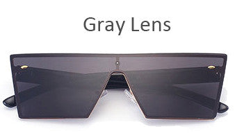 Unisex Rimless Sunglasses w/ Mirror Lens UV400
