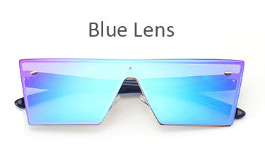 Unisex Rimless Sunglasses w/ Mirror Lens UV400
