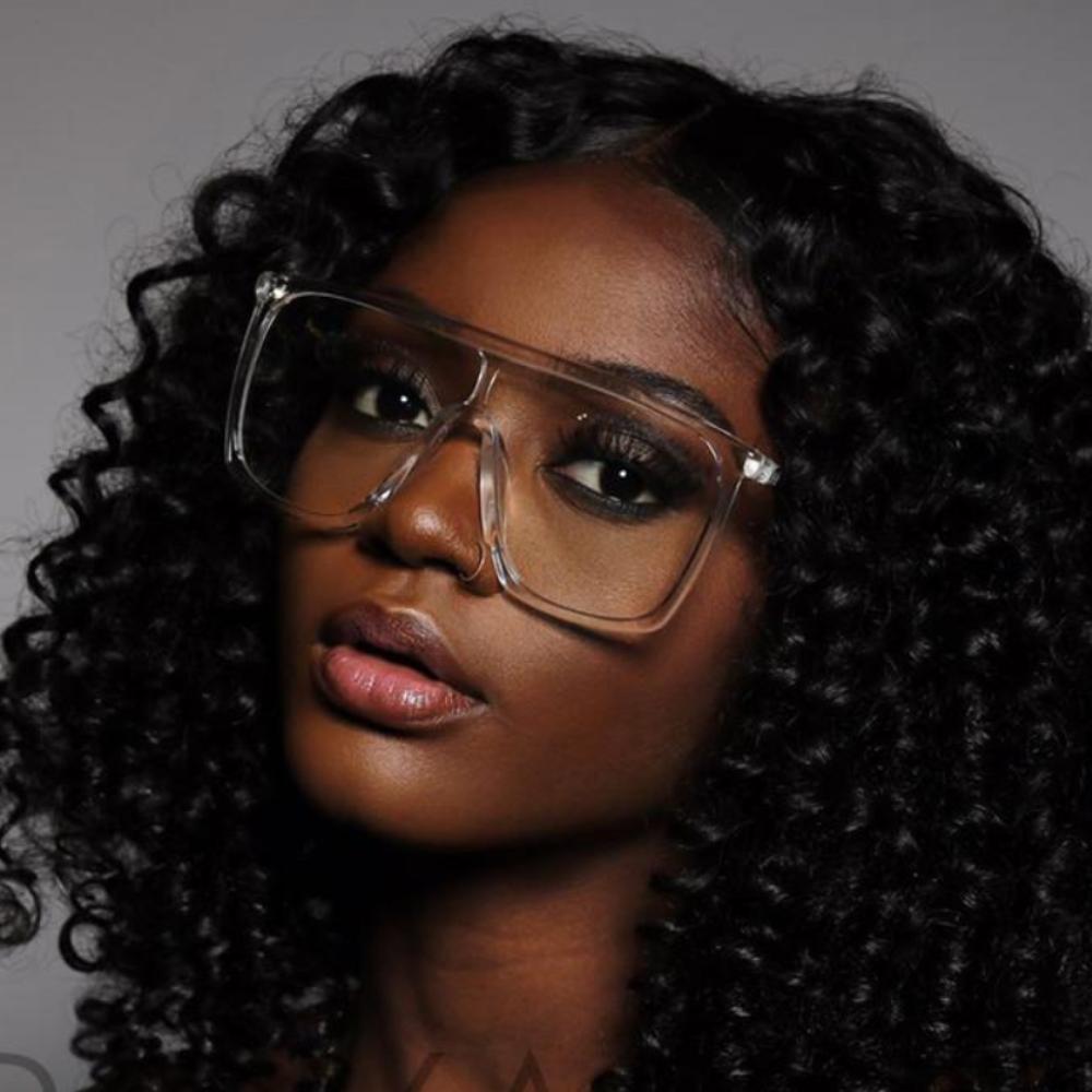 Women's Over-sized Sunglasses w/ Gradient UV400 Lens