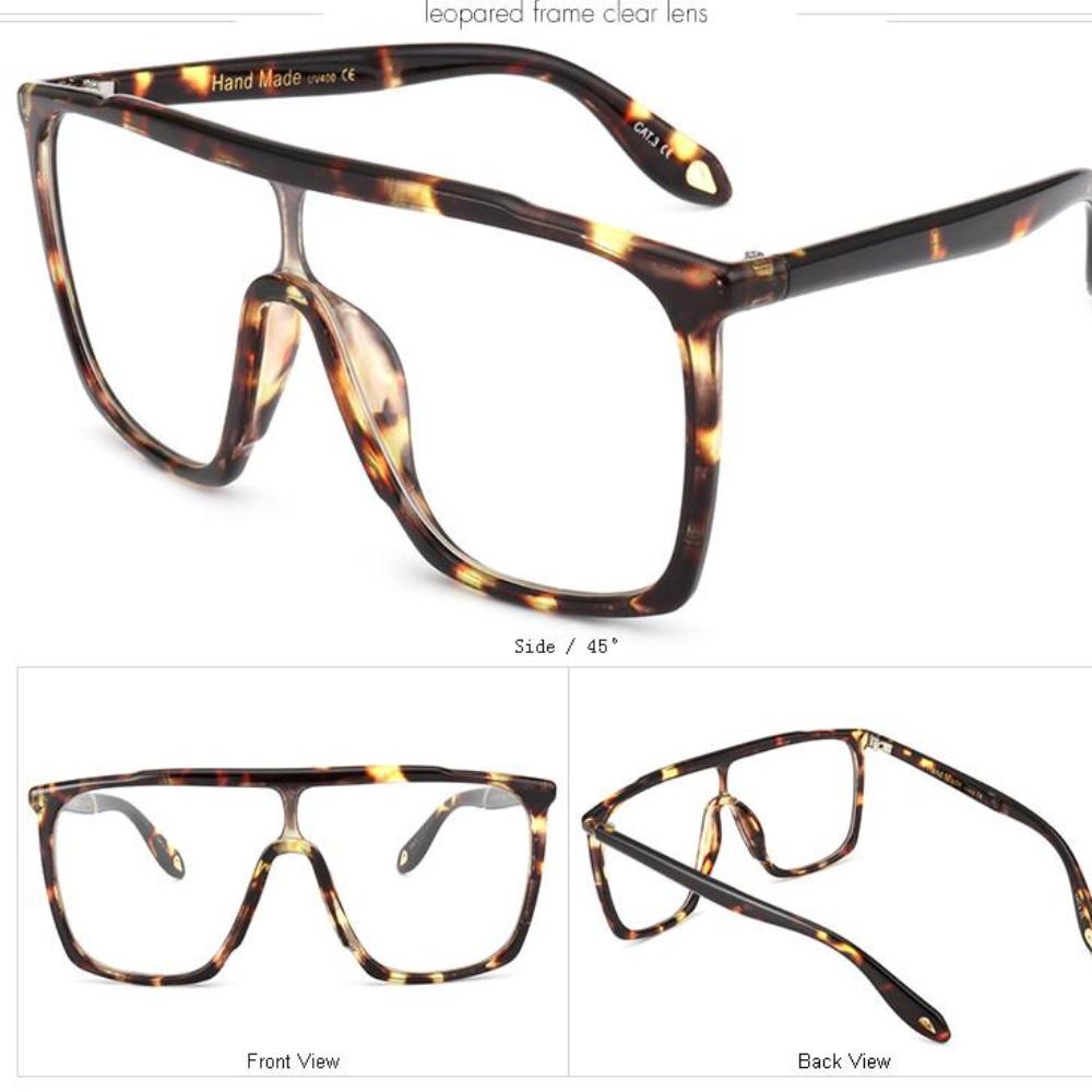 Women's Over-sized Sunglasses w/ Gradient UV400 Lens