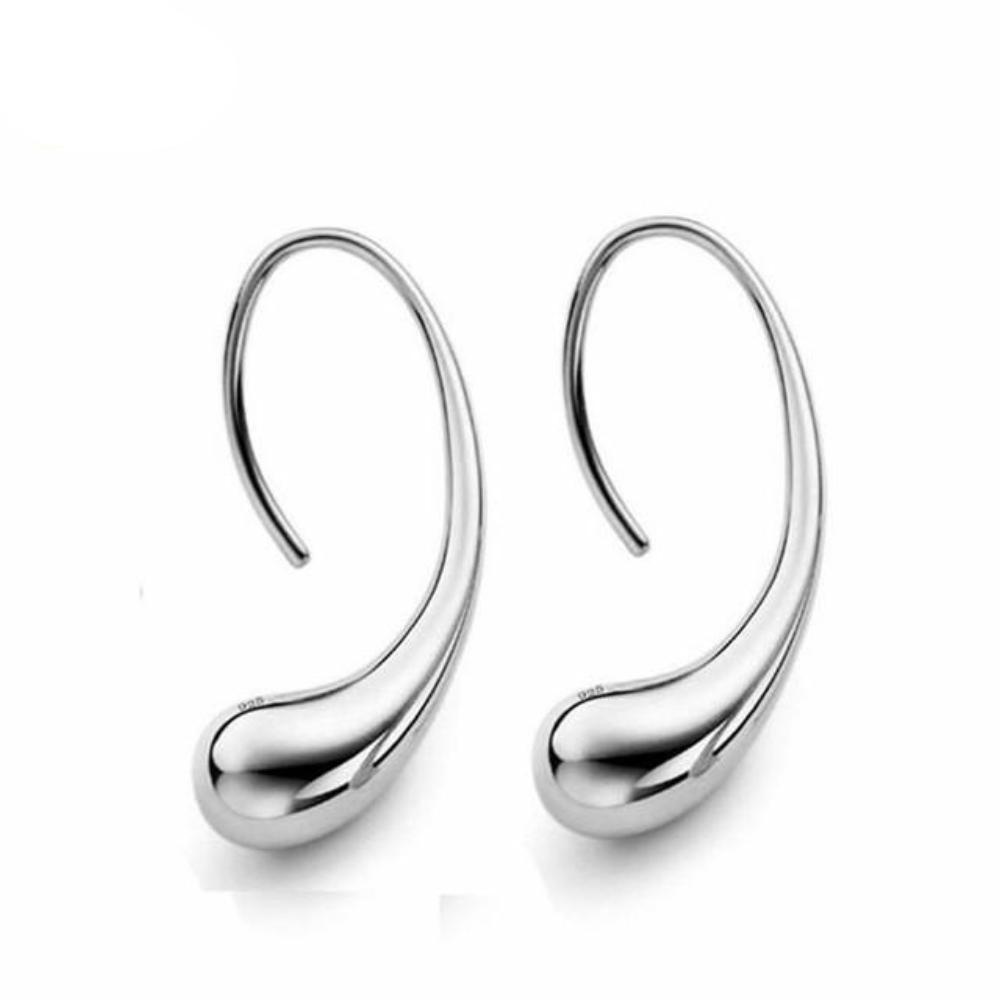Elegant .925 Sterling Silver or Gold-tone Stud Earrings