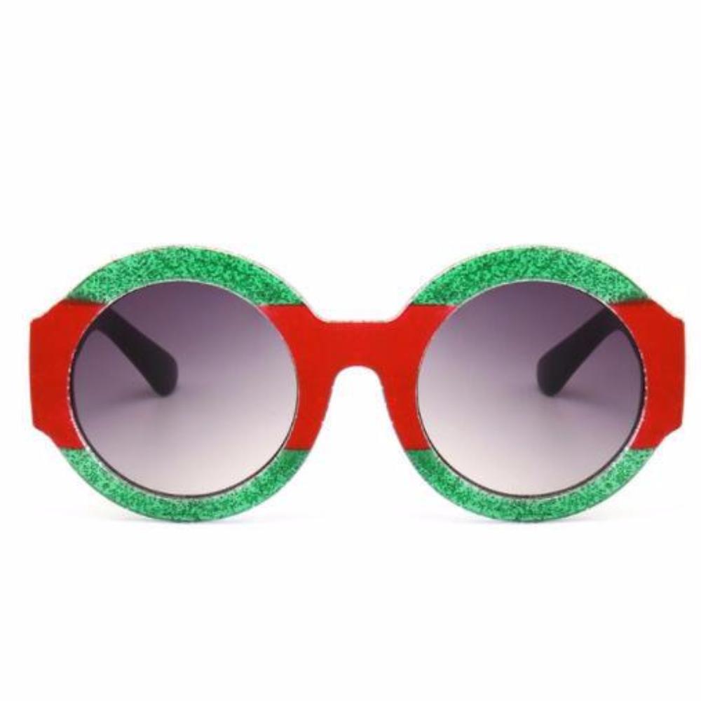 Women's Round Retro Designer Style Sunglasses w/ Gradient UV400
