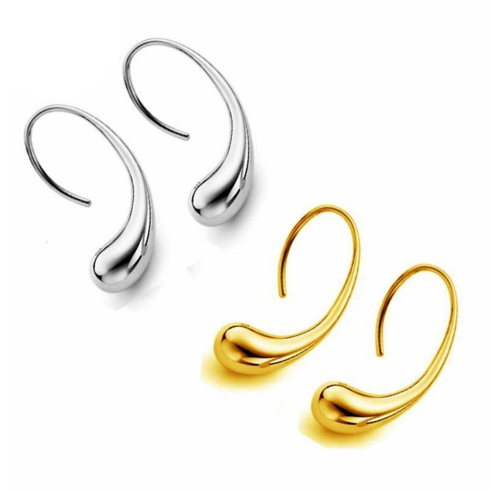 Elegant .925 Sterling Silver or Gold-tone Stud Earrings