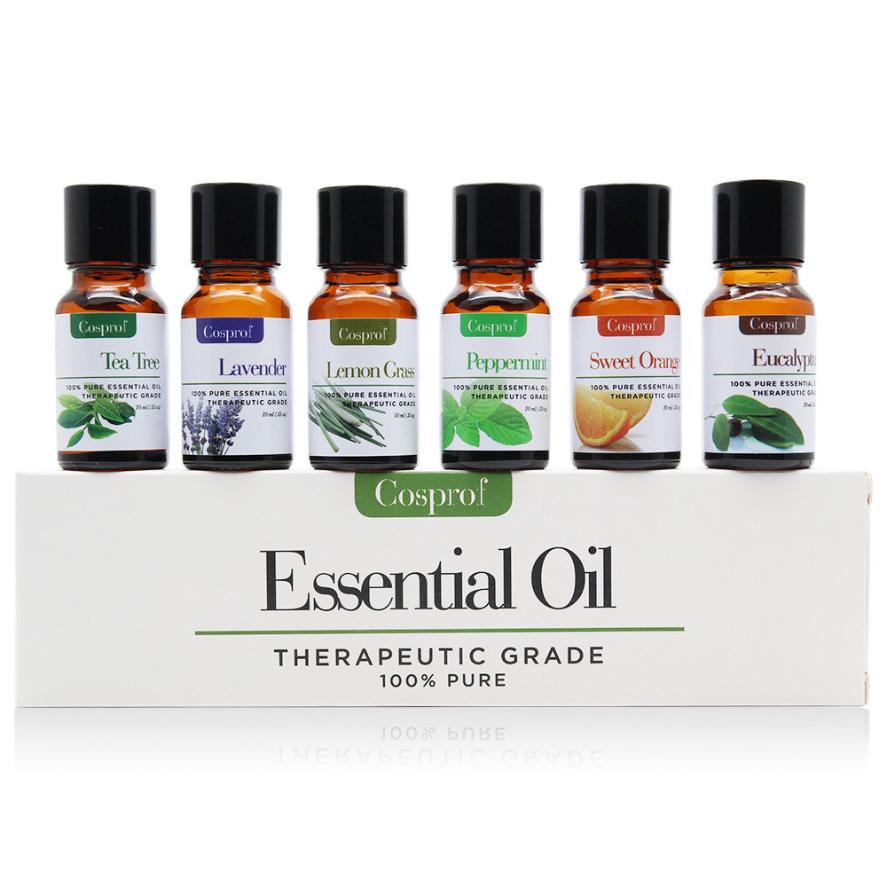 100% 'Pure & Natural' Essential Oils (6 Bottle Gift Kit)