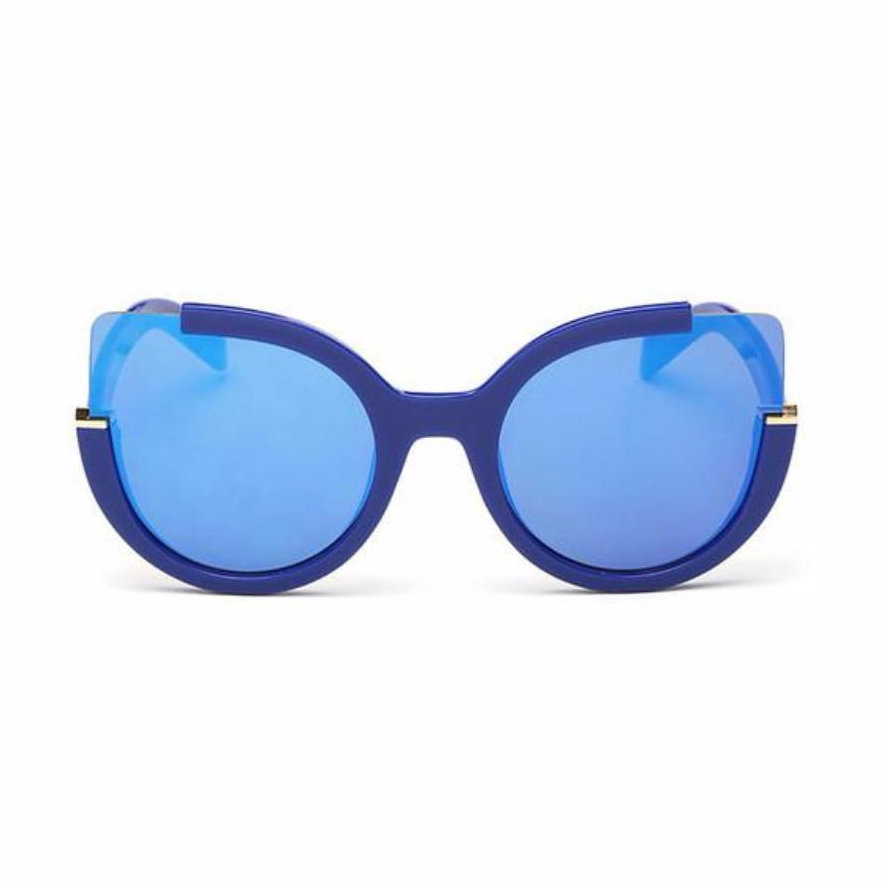 Women's Designer Open Rim 'Cat Eye' Sunglasses