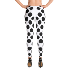 Polished Gear 'Black Polka Dot' Matching Leggings