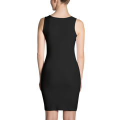 Polished Gear 'Silver Ornamental' Black Dress