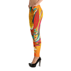 Polished Gear Tropical Paradise Leggings (Oranjello)
