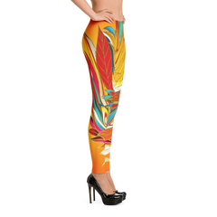 Polished Gear Tropical Paradise Leggings (Oranjello)