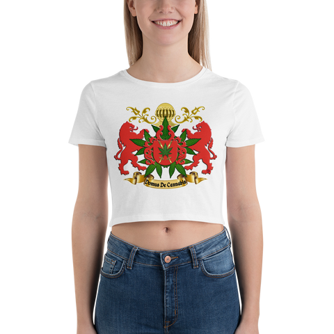 Polished Gear 'House Of Cannabis' Women’s Crop T-Shirt