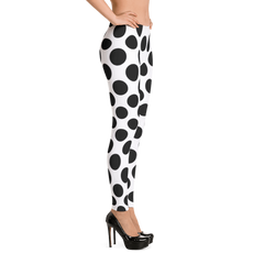 Polished Gear 'Black Polka Dot' Matching Leggings