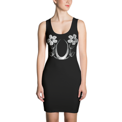 Polished Gear 'Silver Ornamental' Black Dress