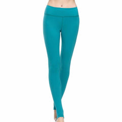 Women's Yoga Fitness Pants w/ Foot Straps