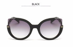 Women's Designer Open Rim 'Cat Eye' Sunglasses