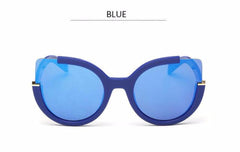 Women's Designer Open Rim 'Cat Eye' Sunglasses
