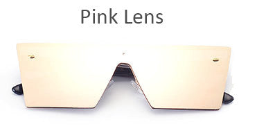 Unisex Rimless Sunglasses w/ Mirror Lens UV400