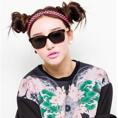 Unisex 100% Bamboo Leg Sunglasses