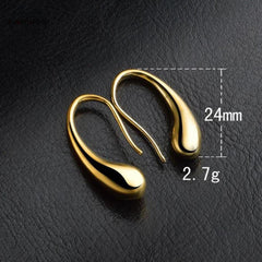Elegant .925 Sterling Silver or Gold-tone Stud Earrings