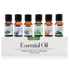 100% 'Pure & Natural'  Essential Oils (6 Bottle Gift Kit)