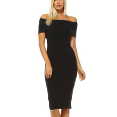 Women's Off The Shoulder Body-Con Dress (3 Colors)