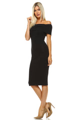 Women's Off The Shoulder Body-Con Dress (3 Colors)